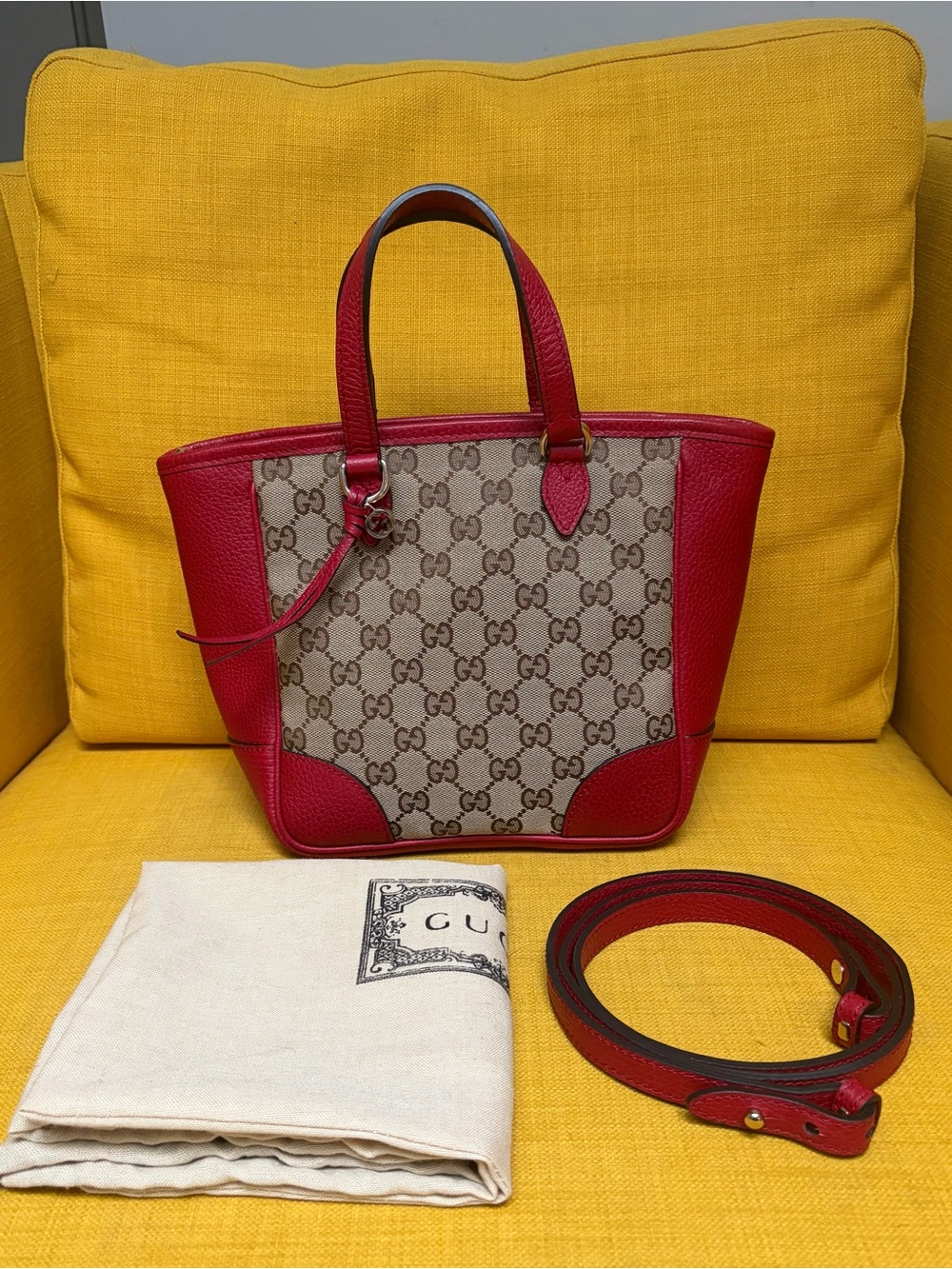 Gucci Small Bree Tote Crossbody Bag